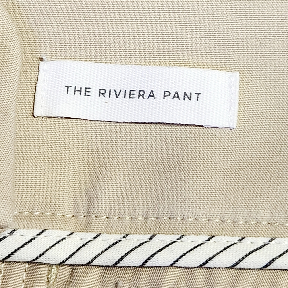 Ann Taylor LOFT Classic Pants Women Size 8P Marisa Modern-linen fabric Beige - Picture 5 of 7